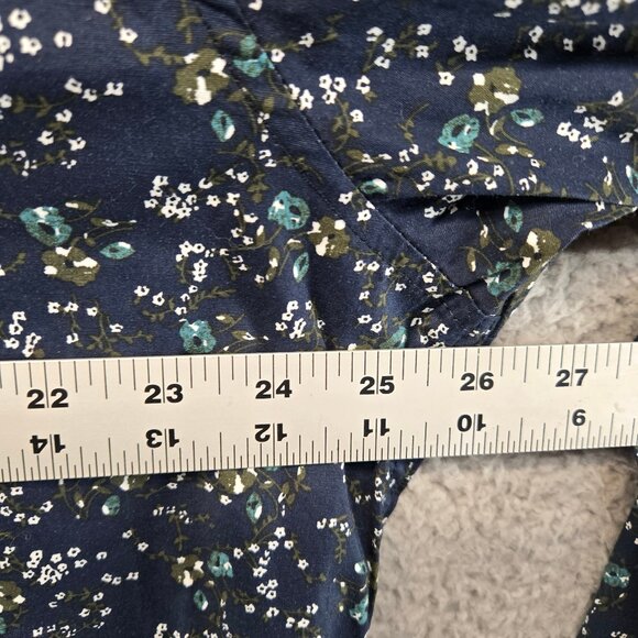 Julian & Mark Button Down Shirt Blue Floral Size XXL 2XL Long Sleeve New - Picture 4 of 9